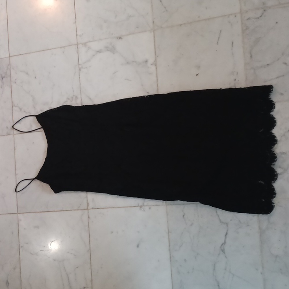 Elegant Black Lace Dress